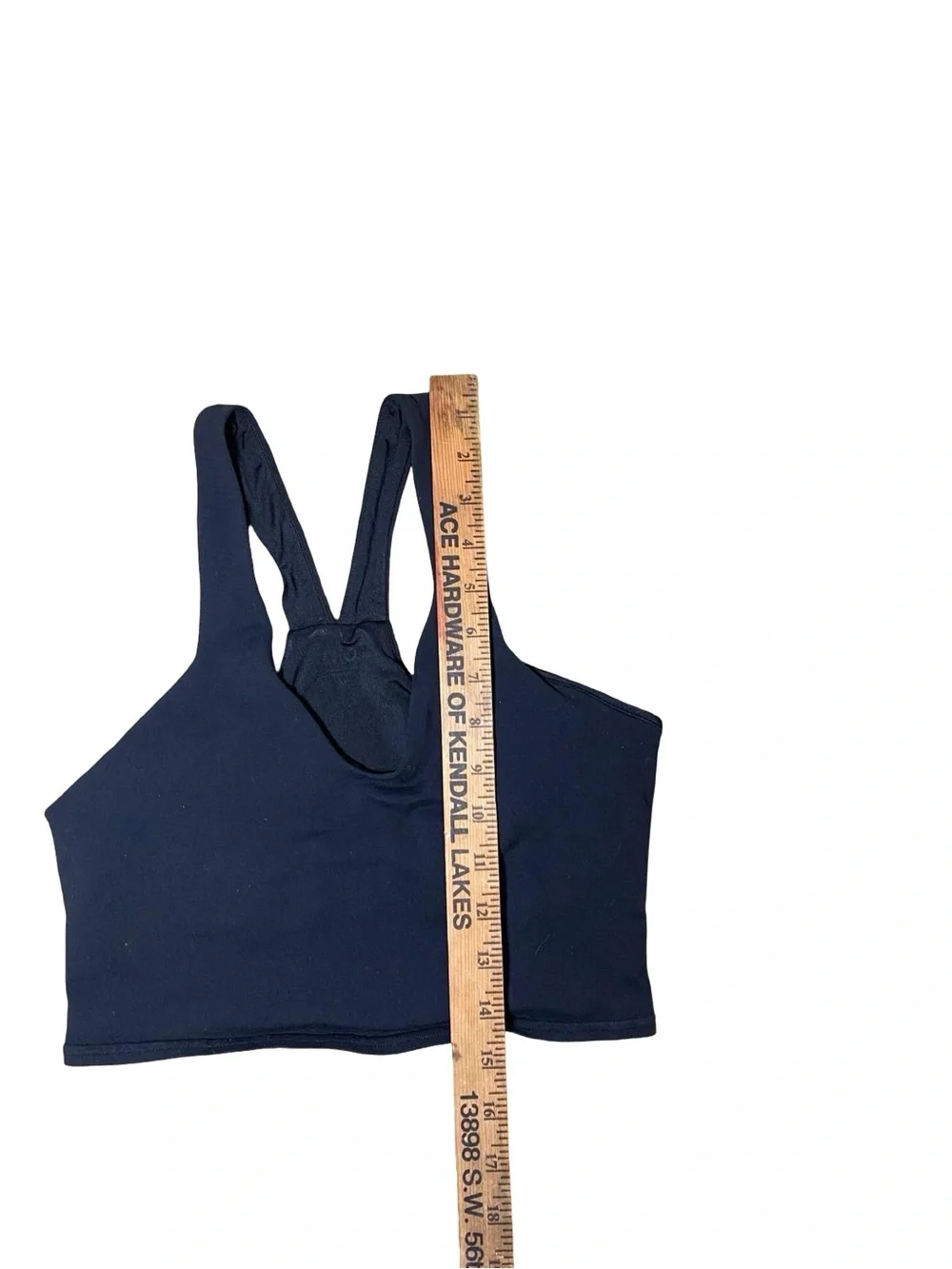 ALO Yoga Deep Navy V-Neck Sports Bralette